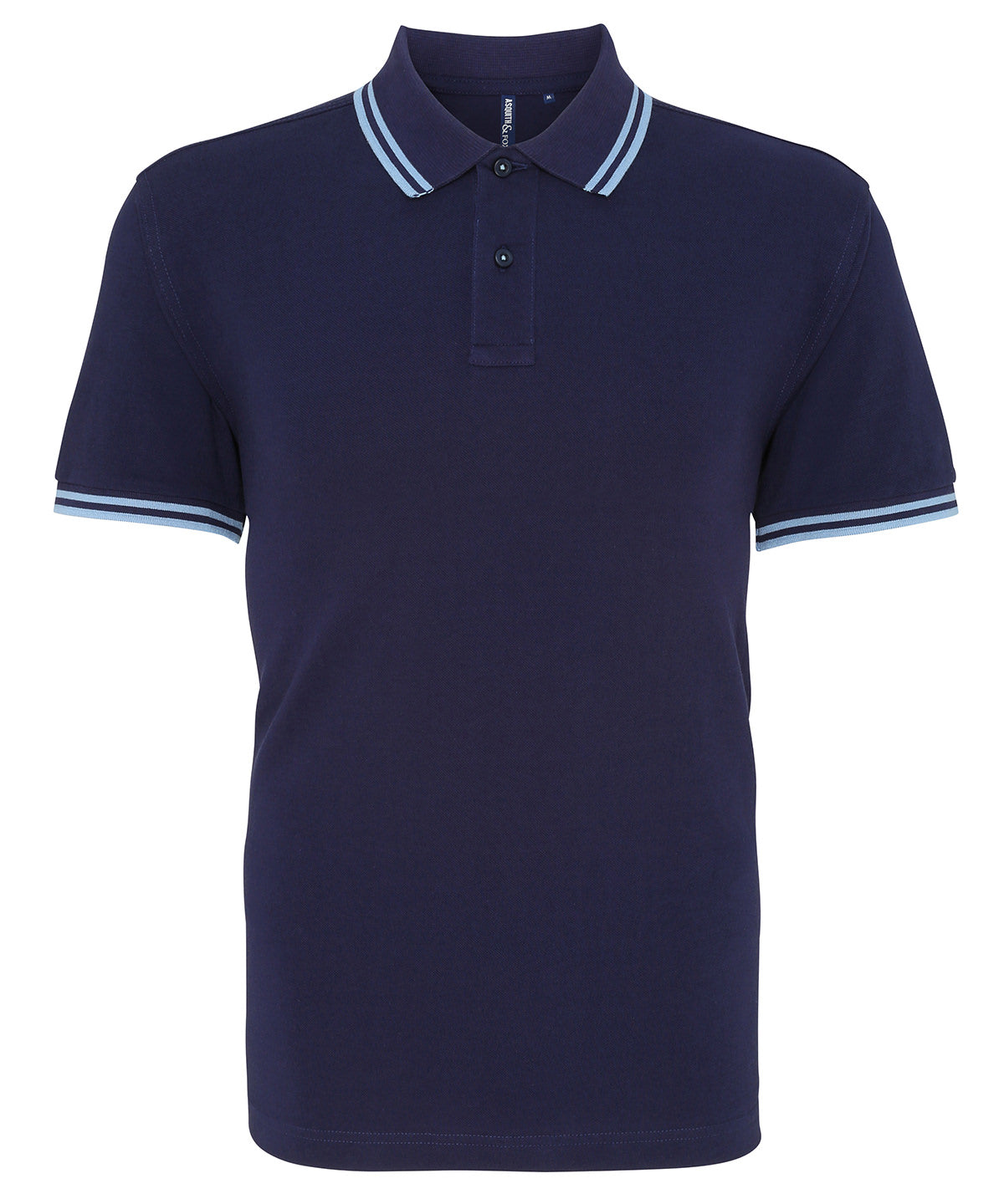Asquith & Fox - Men's classic fit tipped polo - AQ011