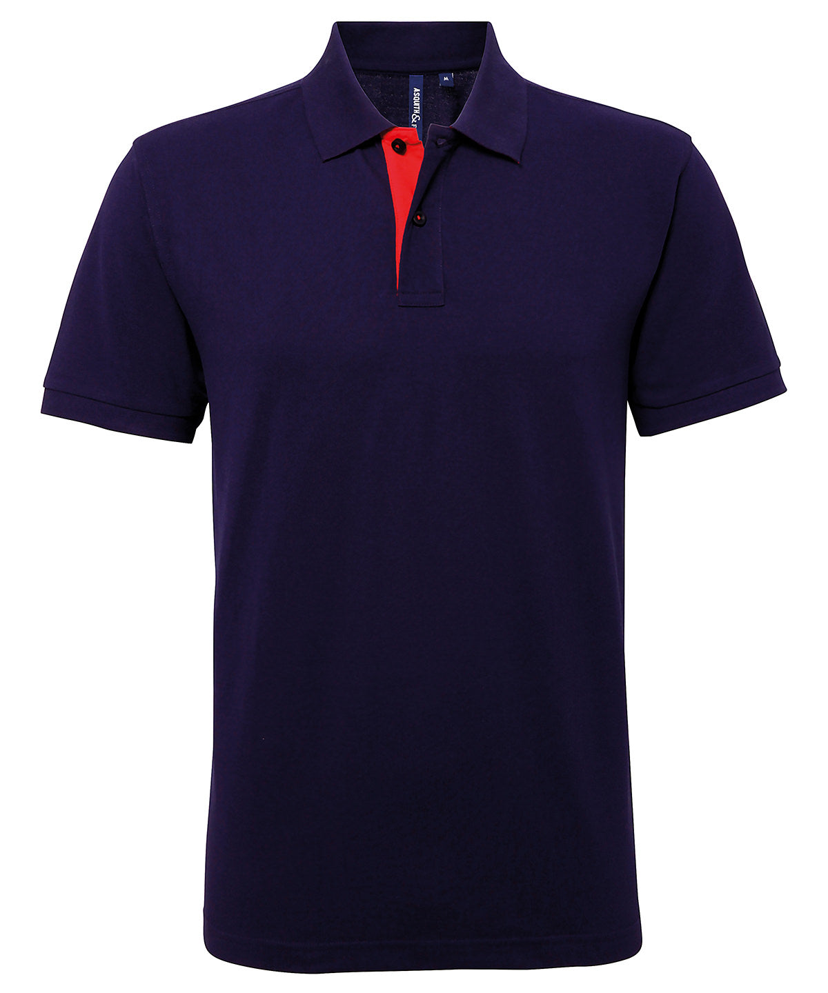Asquith & Fox - Men's classic fit contrast polo - AQ012
