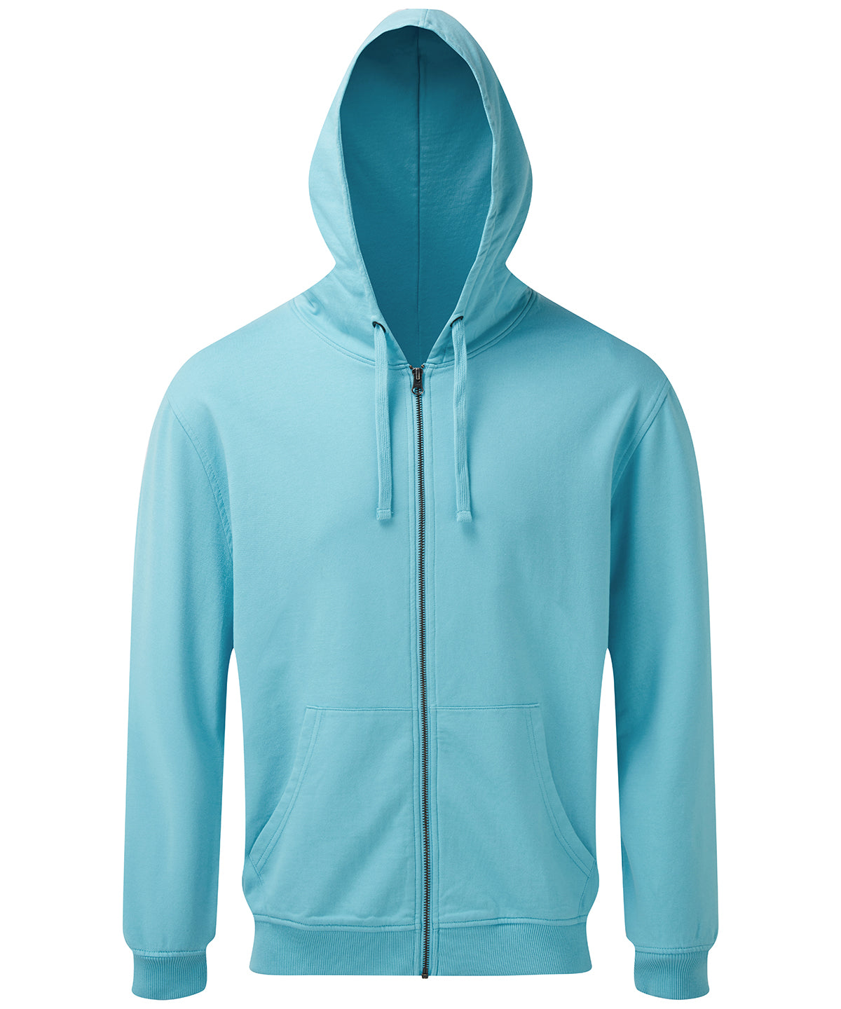Asquith & Fox - Men's coastal vintage wash loop back zip through hoodie - AQ046