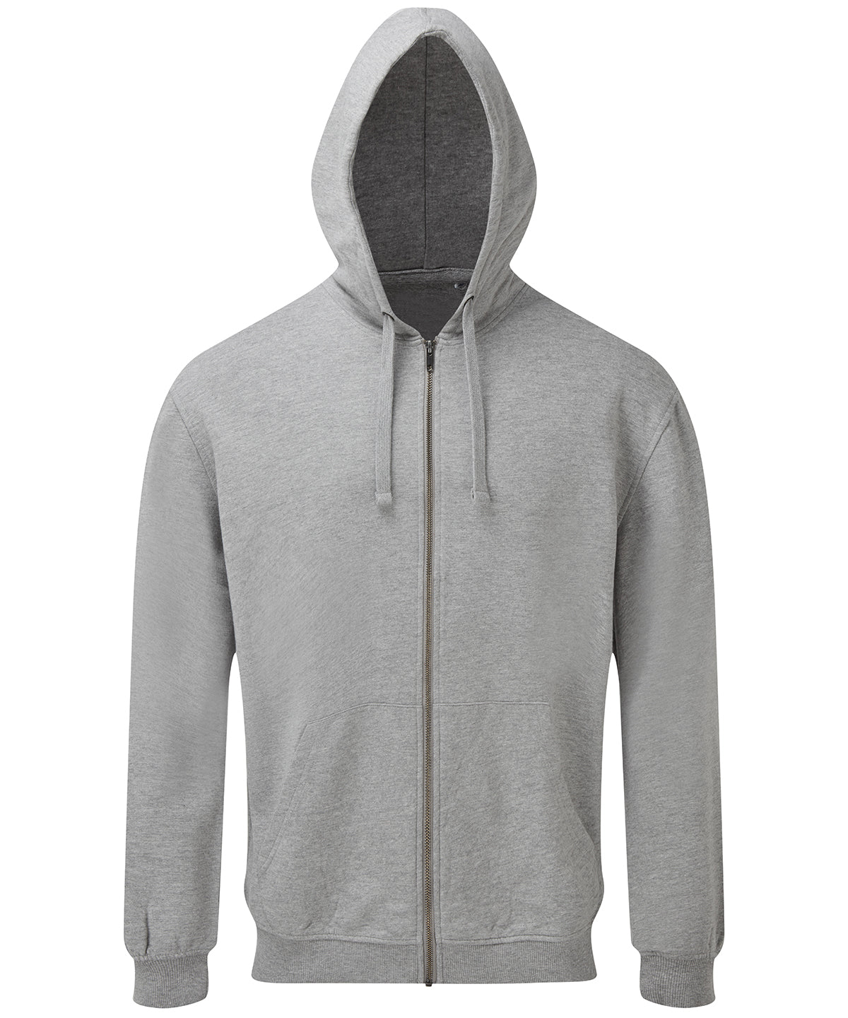 Asquith & Fox - Men's coastal vintage wash loop back zip through hoodie - AQ046