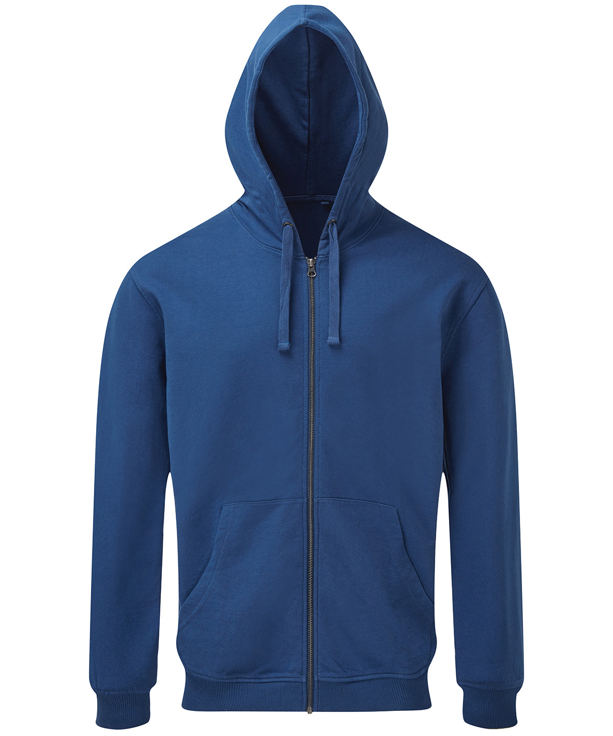 Asquith & Fox - Men's coastal vintage wash loop back zip through hoodie - AQ046