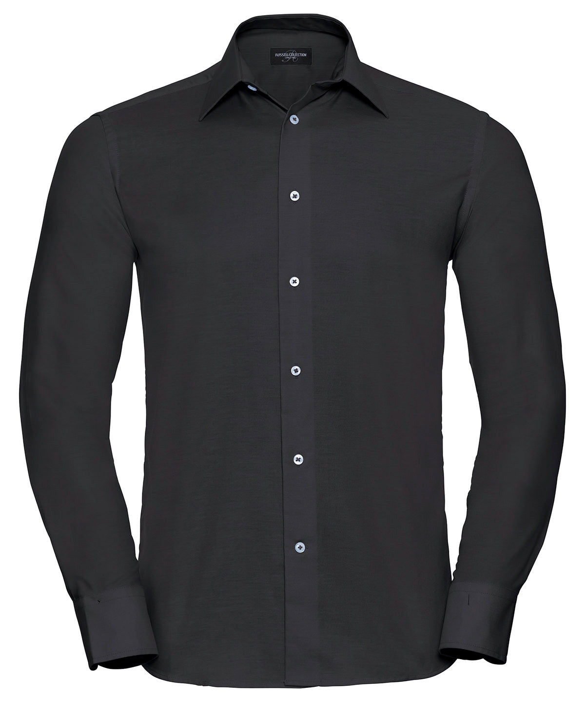 Russell Collection - Long sleeve easycare tailored Oxford shirt - J922M