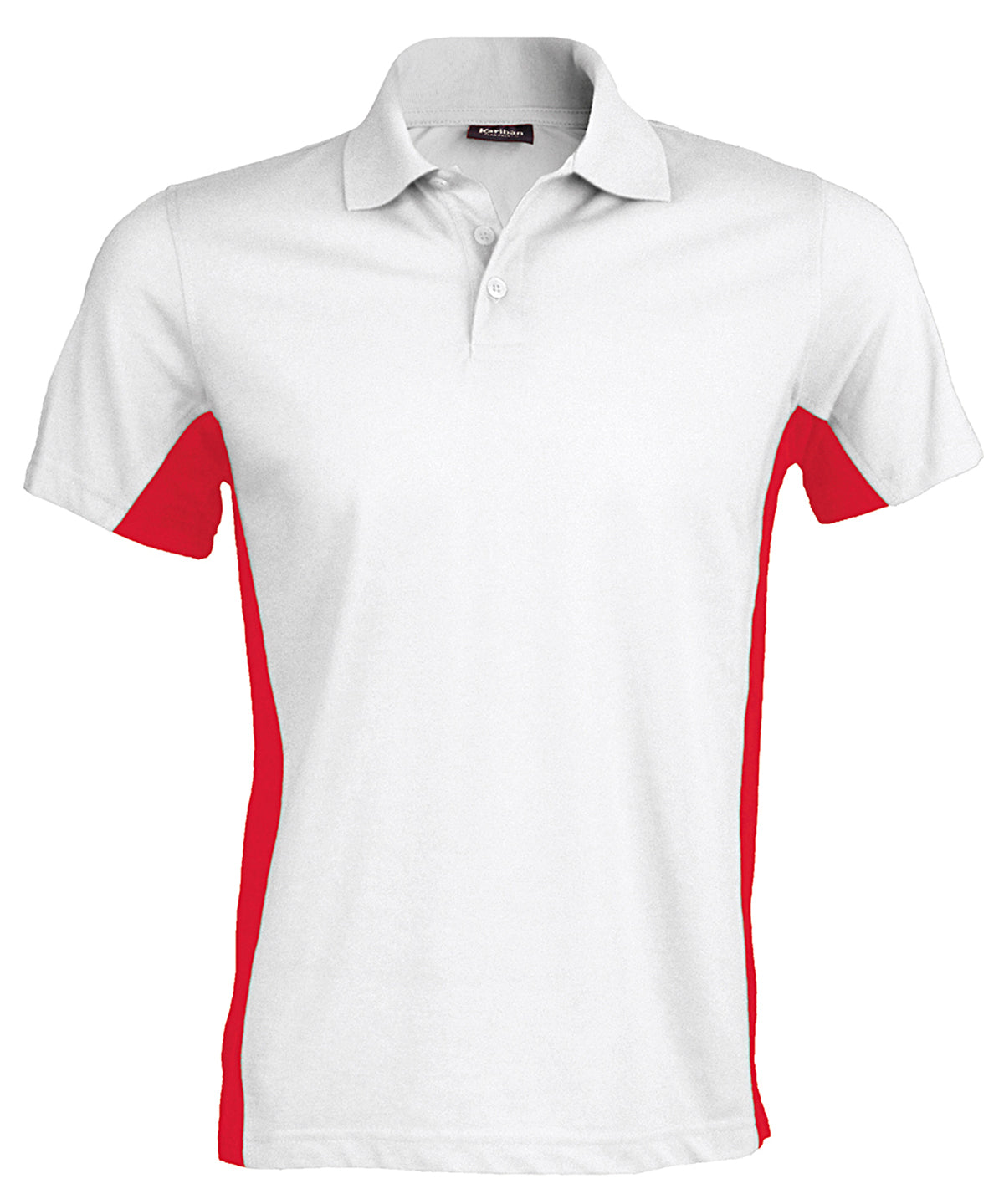 Kariban - Flags short sleeve bi-colour polo shirt - KB232