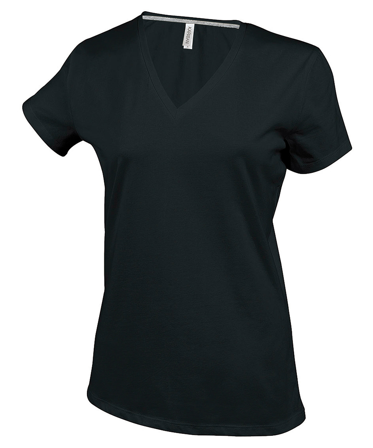 Kariban - Ladies' short-sleeved V-neck T-shirt - KB381