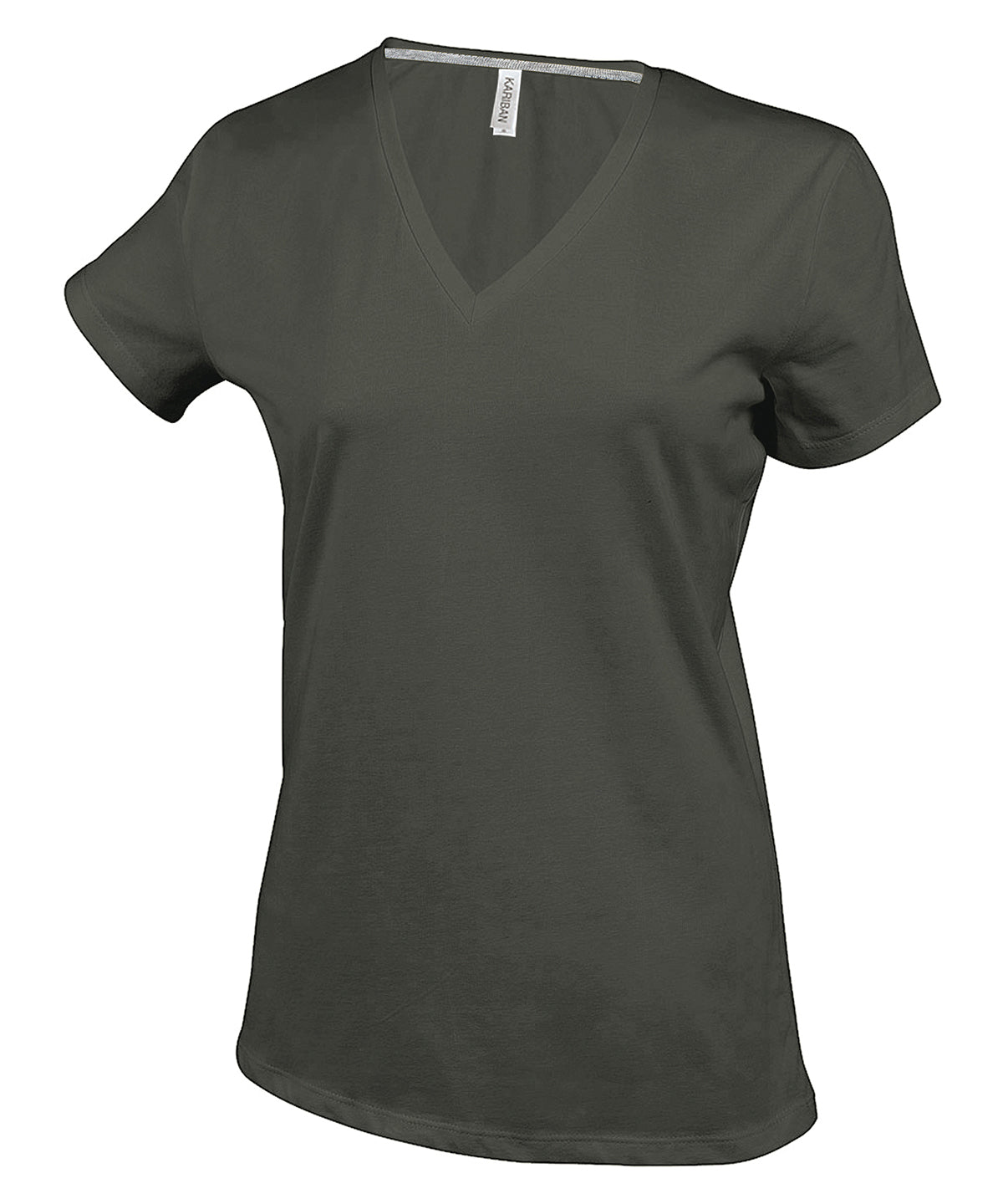 Kariban - Ladies' short-sleeved V-neck T-shirt - KB381