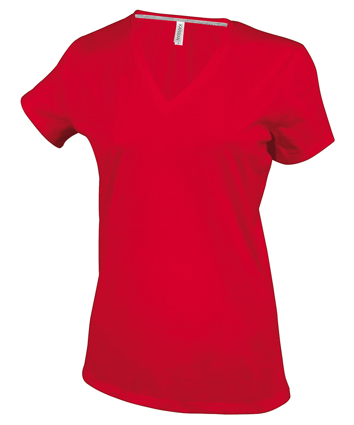 Kariban - Ladies' short-sleeved V-neck T-shirt - KB381