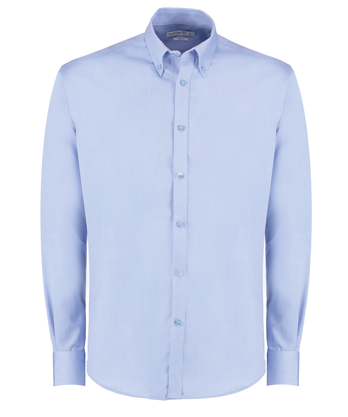 Kustom Kit - Slim fit non-iron Oxford twill shirt long-sleeved (slim fit) - KK139