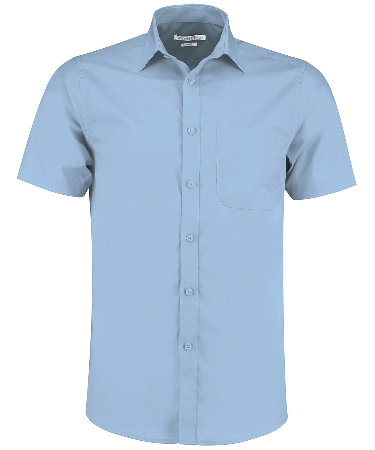 Kustom Kit - Poplin shirt short-sleeved (tailored fit) - KK141