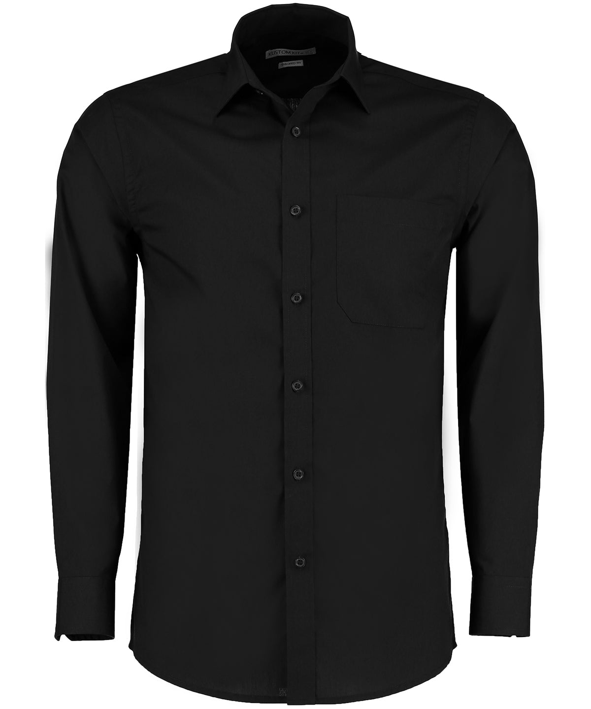 Kustom Kit - Poplin shirt long-sleeved (tailored fit) - KK142