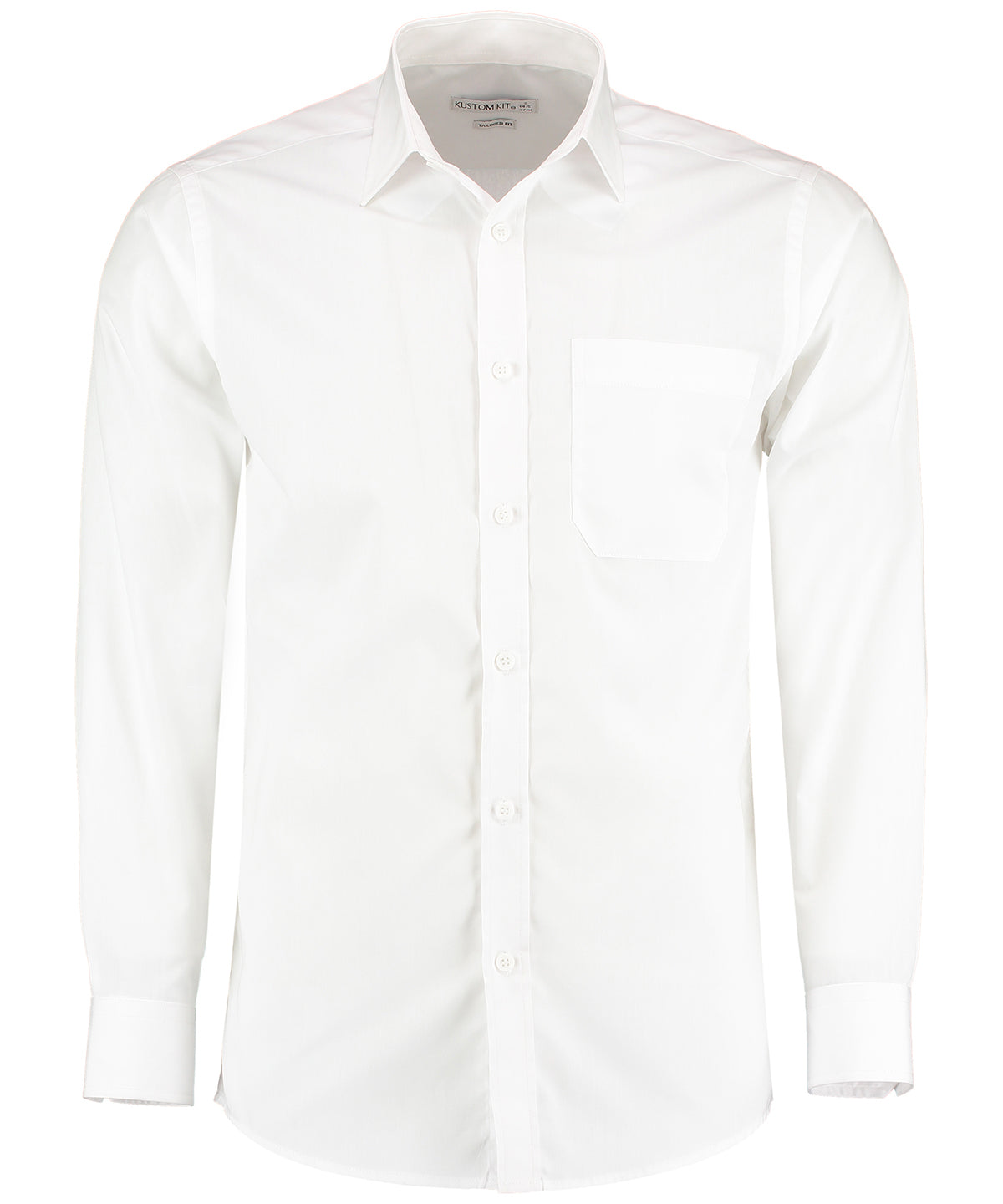 Kustom Kit - Poplin shirt long-sleeved (tailored fit) - KK142