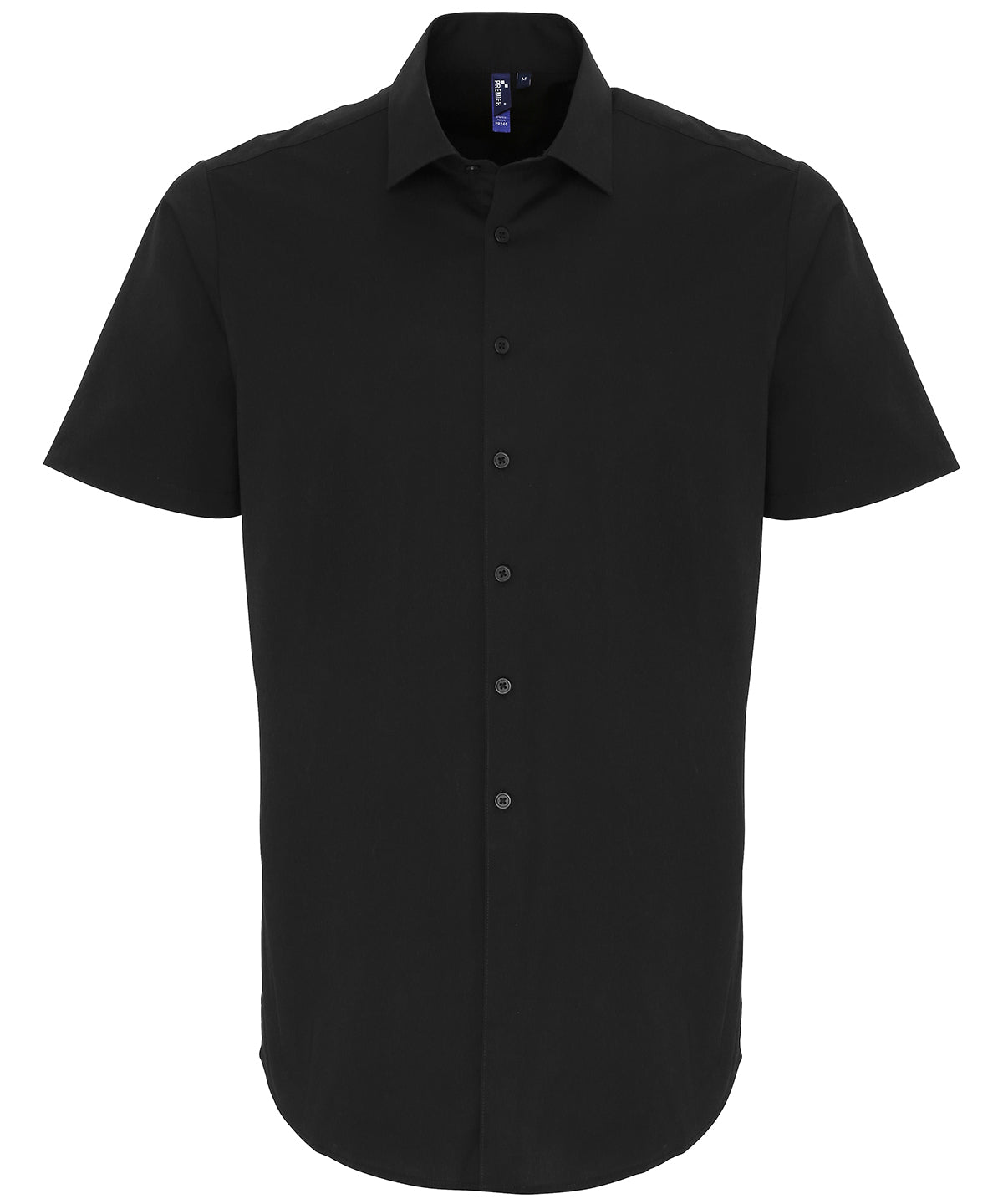 Premier - Stretch fit cotton poplin short sleeve shirt - PR246