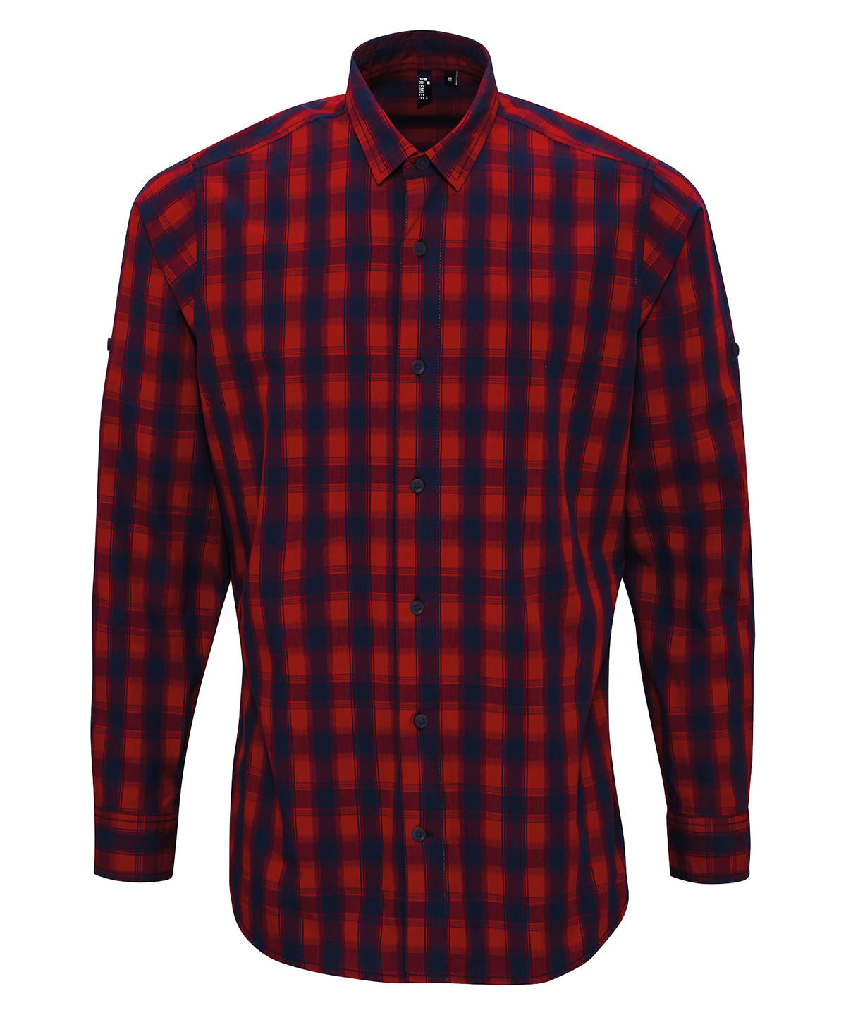 Premier - Mulligan check cotton long sleeve shirt - PR250