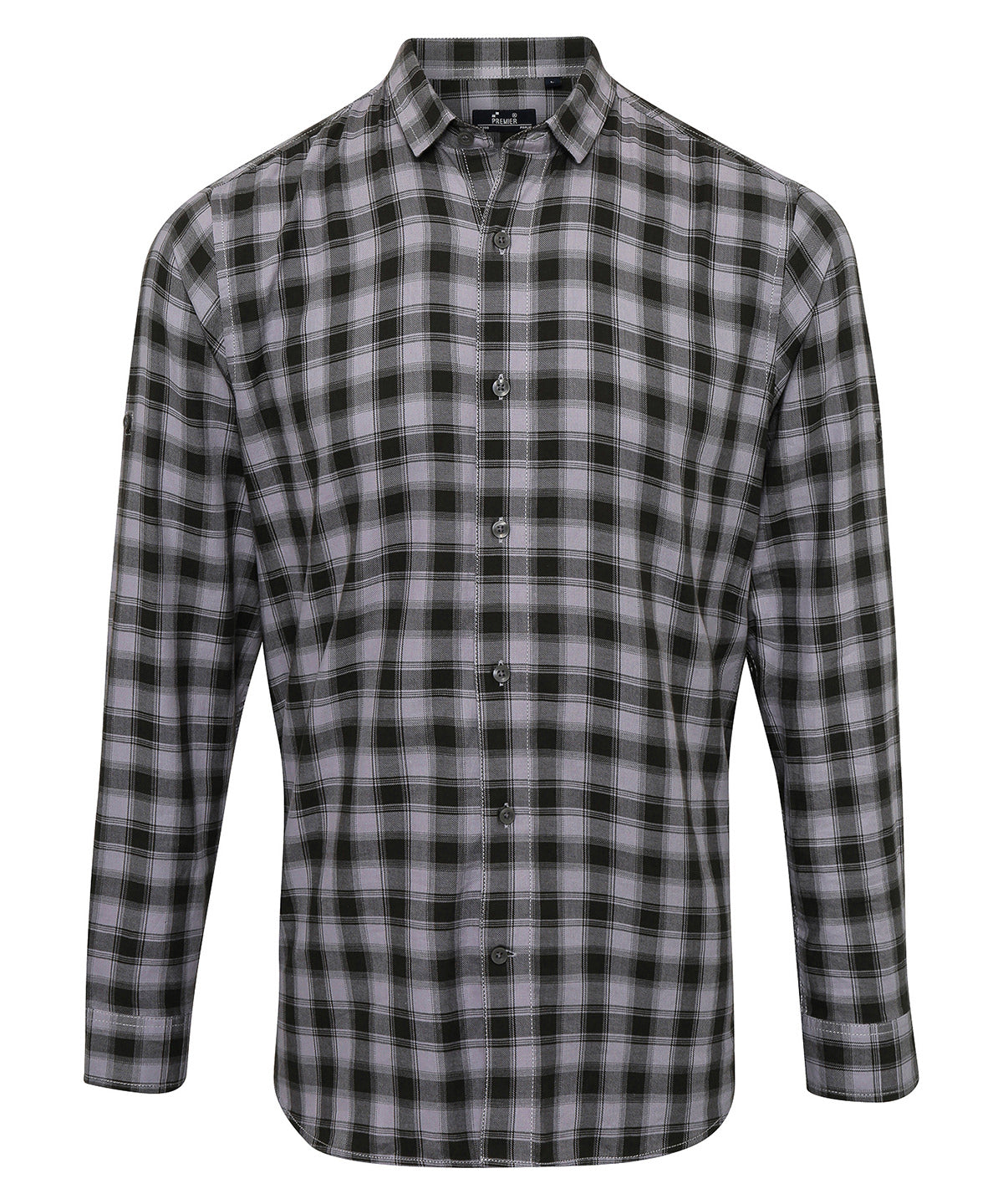 Premier - Mulligan check cotton long sleeve shirt - PR250