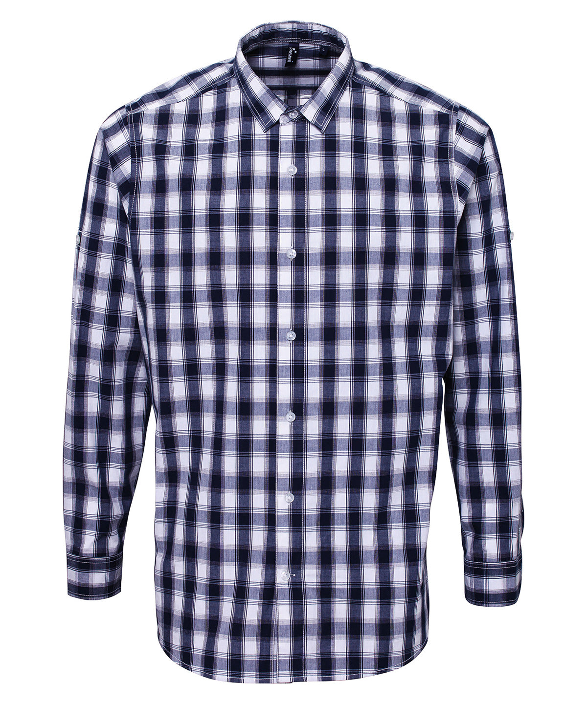 Premier - Mulligan check cotton long sleeve shirt - PR250
