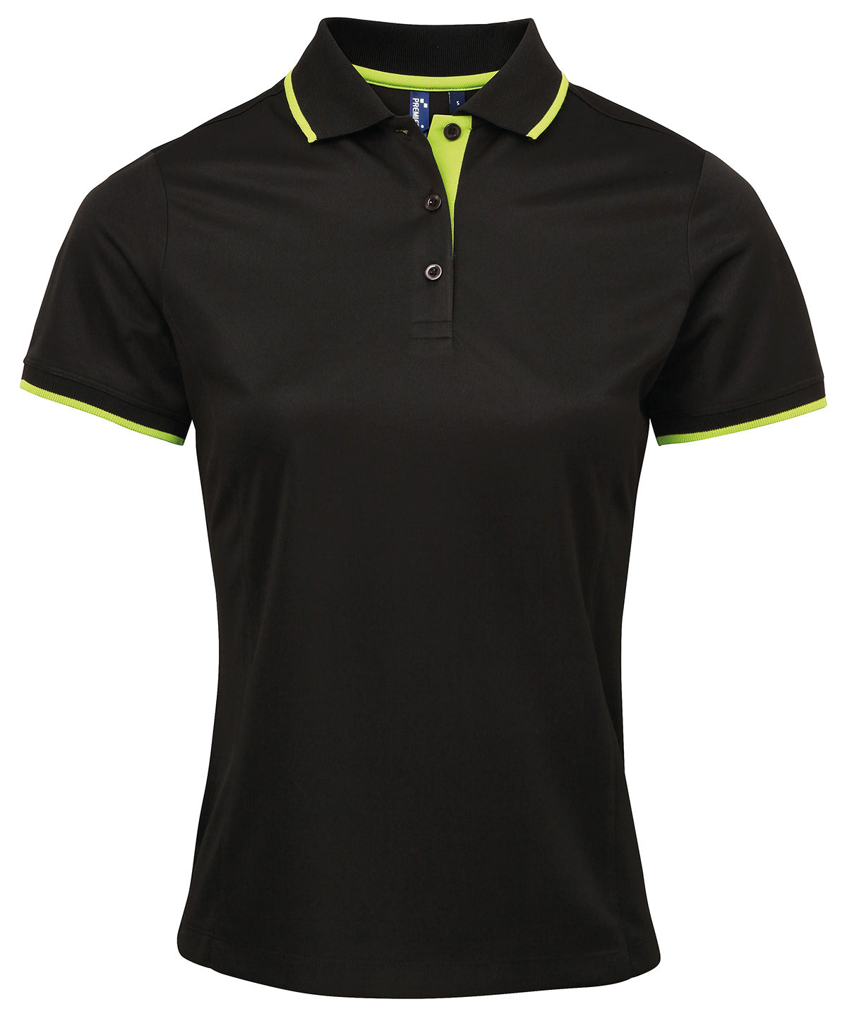 Premier - Women's contrast Coolchecker® polo - PR619