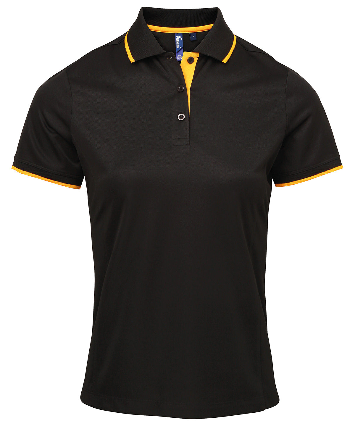 Premier - Women's contrast Coolchecker® polo - PR619