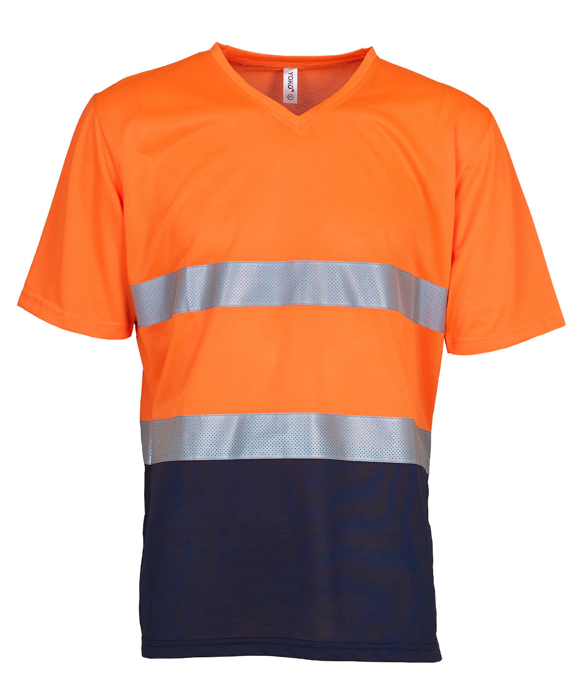 Yoko - Hi-vis top cool super light v-neck t-shirt (HVJ910) - YK018
