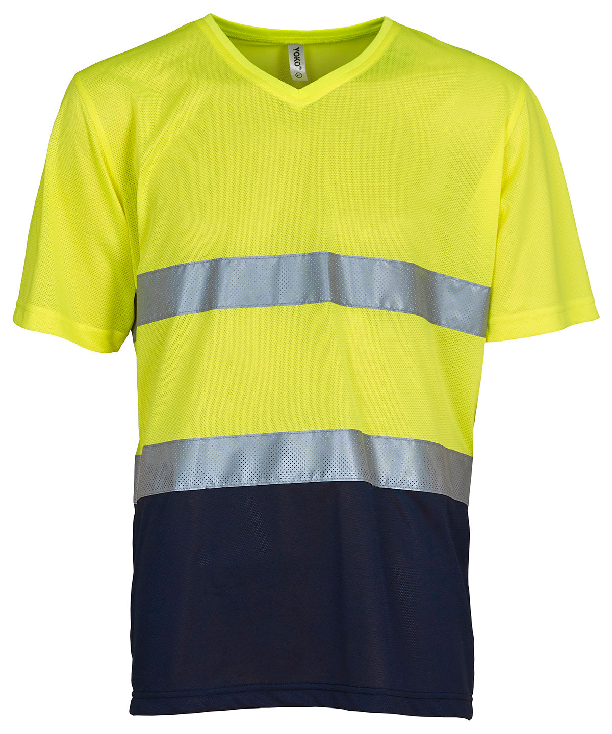 Yoko - Hi-vis top cool super light v-neck t-shirt (HVJ910) - YK018