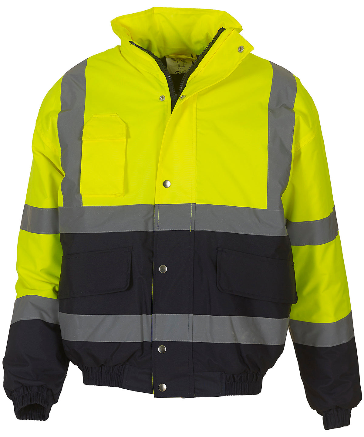 Yoko - Hi-vis two-tone bomber jacket (HVP218) - YK044