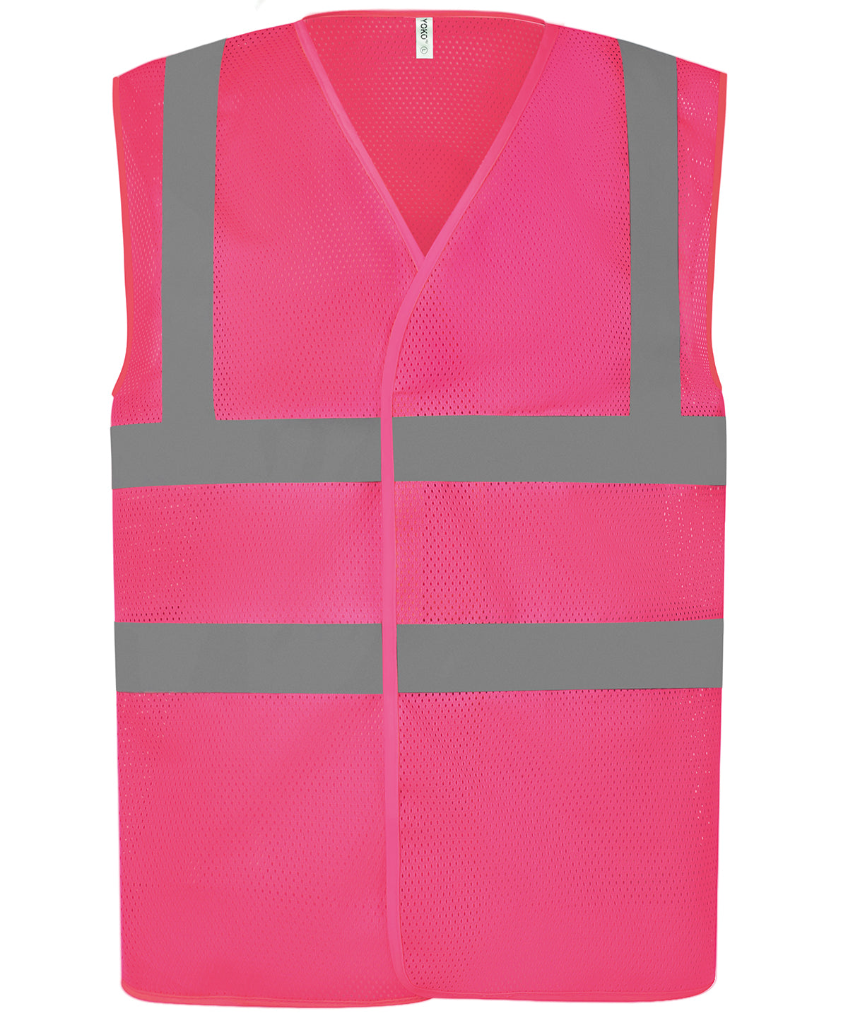Yoko - Top cool open mesh 2-band-and-braces waistcoat (HVW120) - YK006