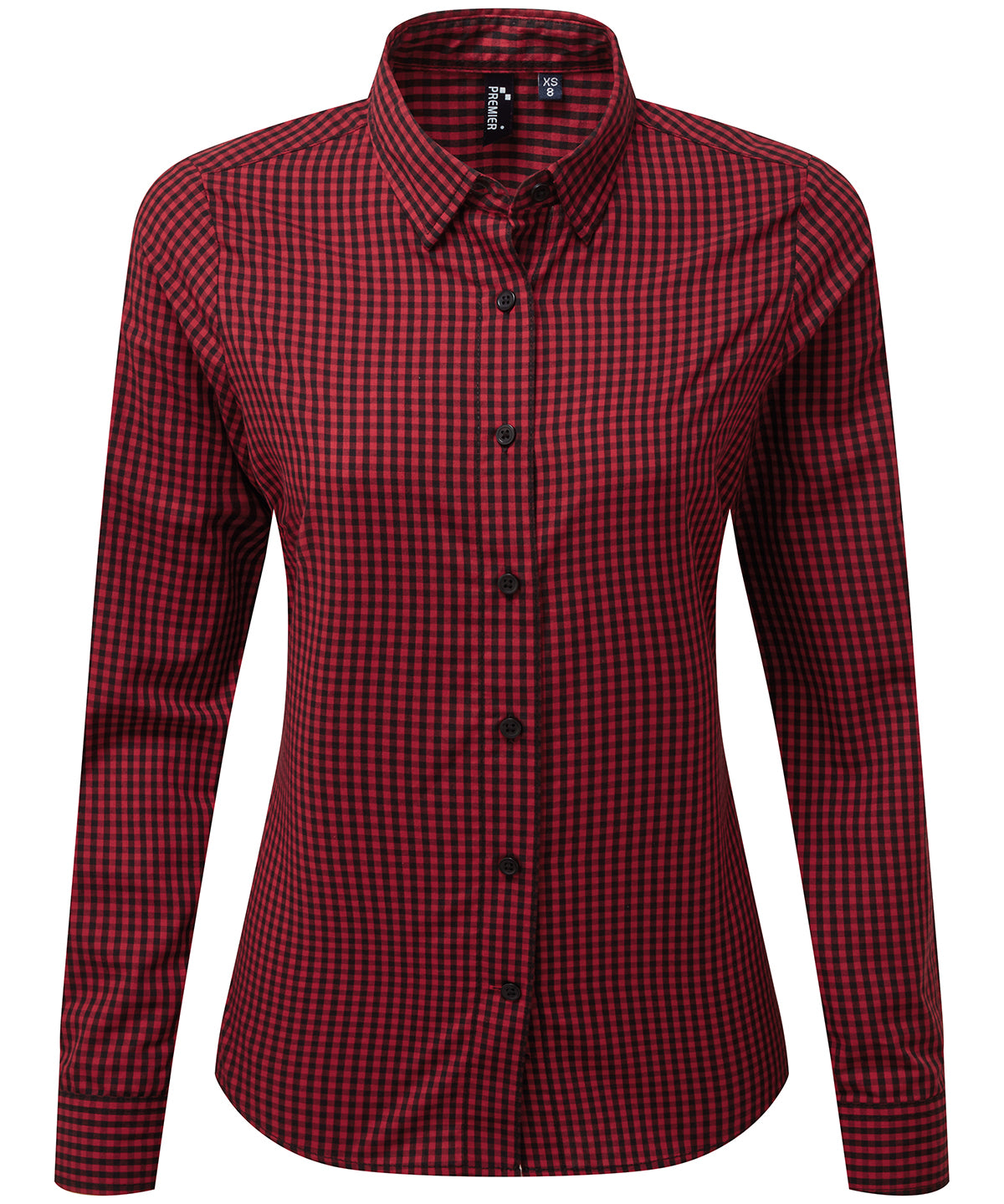 Premier - Women's Maxton check long sleeve shirt - PR352
