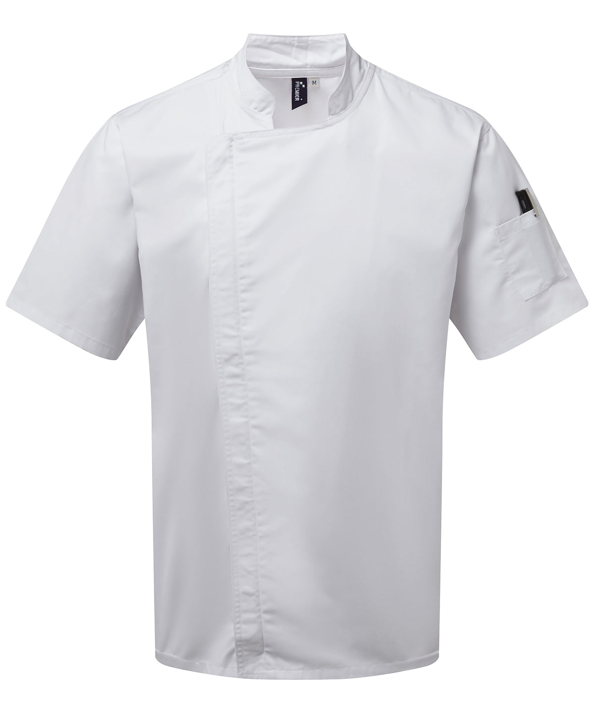 Premier - Chef's zip-close short sleeve jacket - PR906