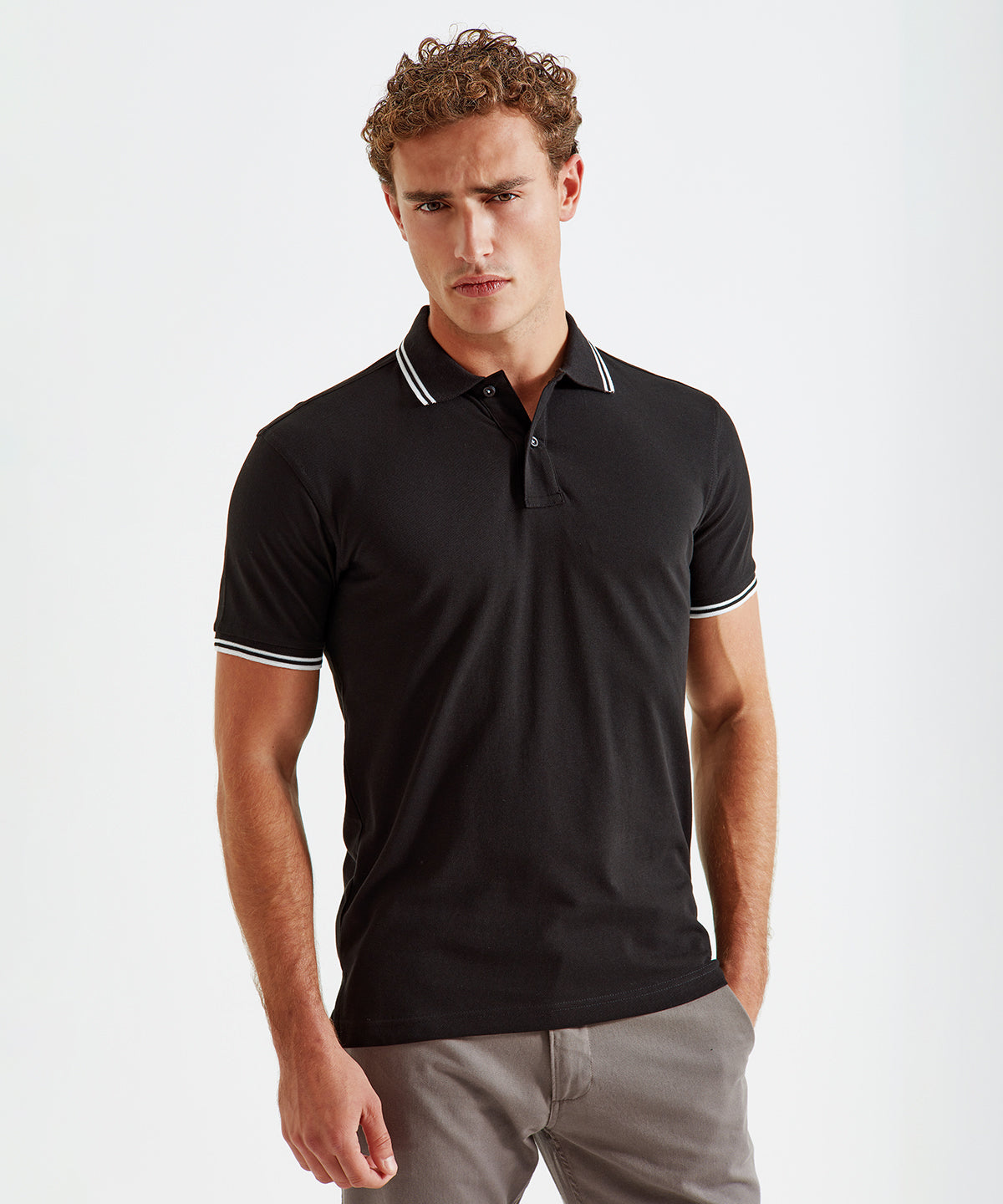 Asquith & Fox - Men's classic fit tipped polo - AQ011