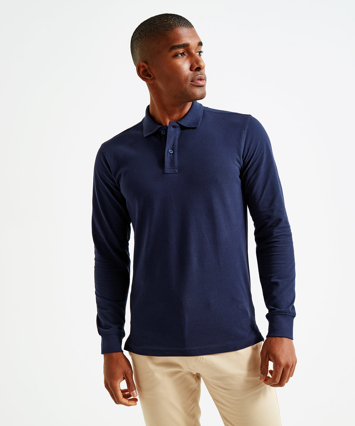 Asquith & Fox - Men's classic fit long sleeved polo - AQ030