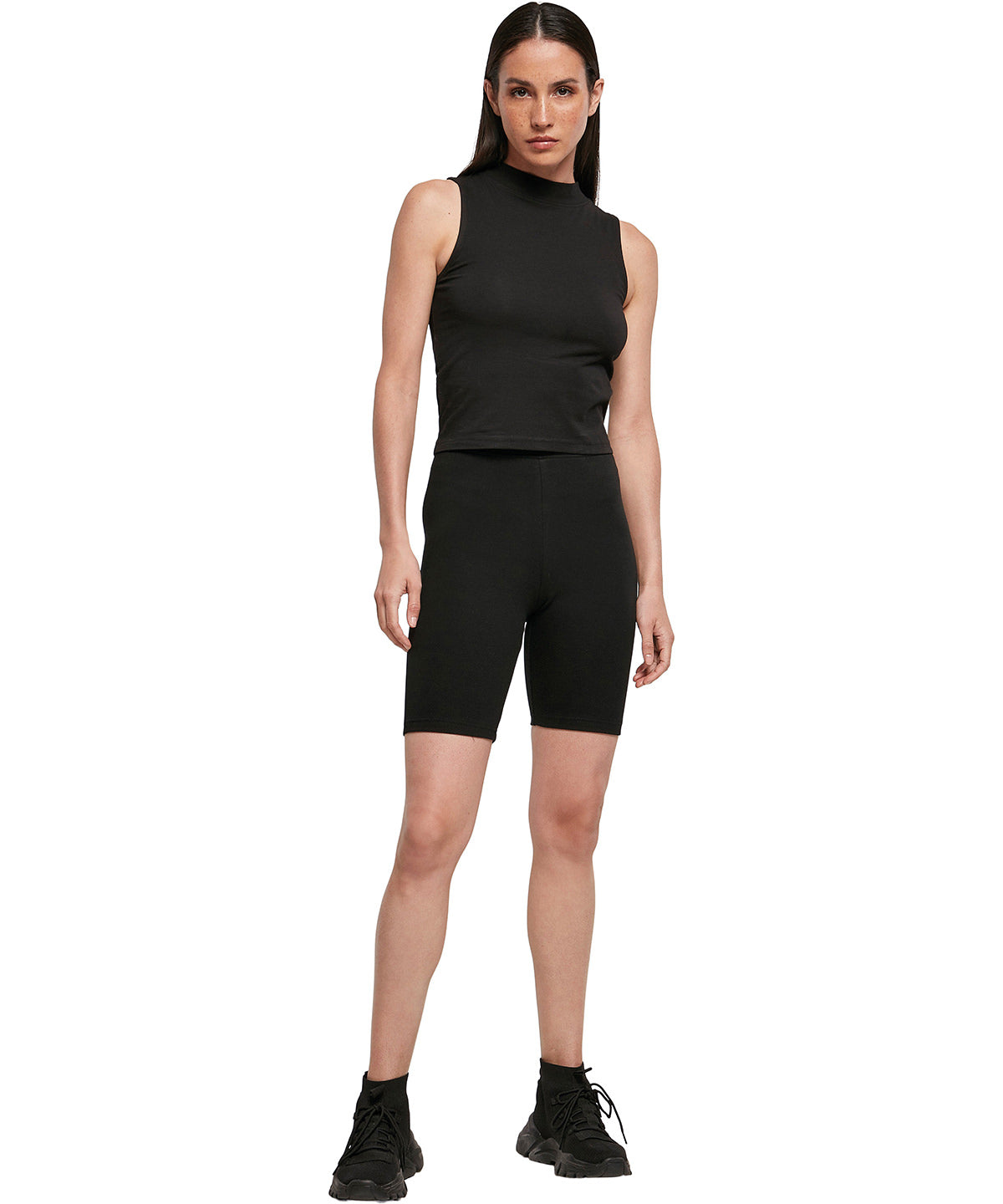 Build Your Brand - Women's high waist cycle shorts - BY184