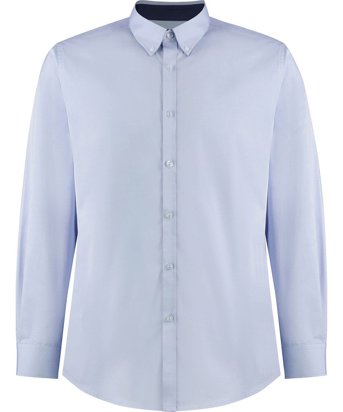 Kustom Kit - Contrast premium Oxford shirt (button-down collar) long-sleeved (tailored fit) - KK190