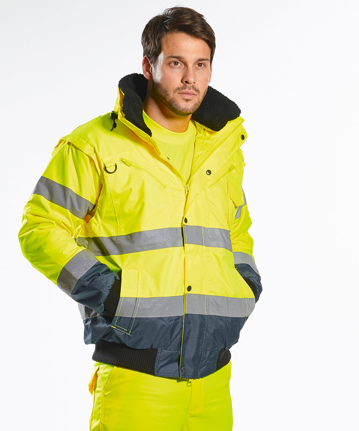 Portwest - Hi-vis contrast bomber jacket (C465) - PW013