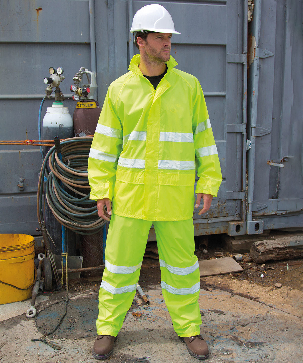 Result Safeguard - High-viz waterproof suit - R216X