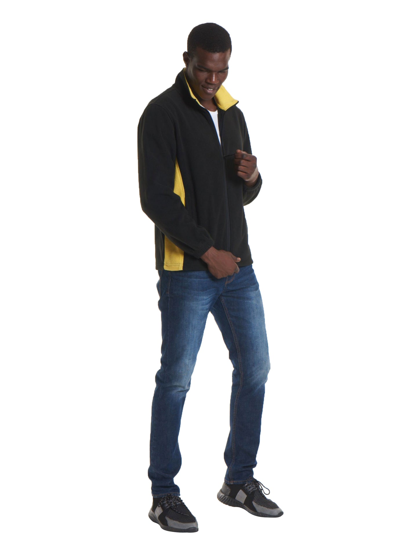 Uneek - Two Tone Full Zip Fleece Jacket - UC617