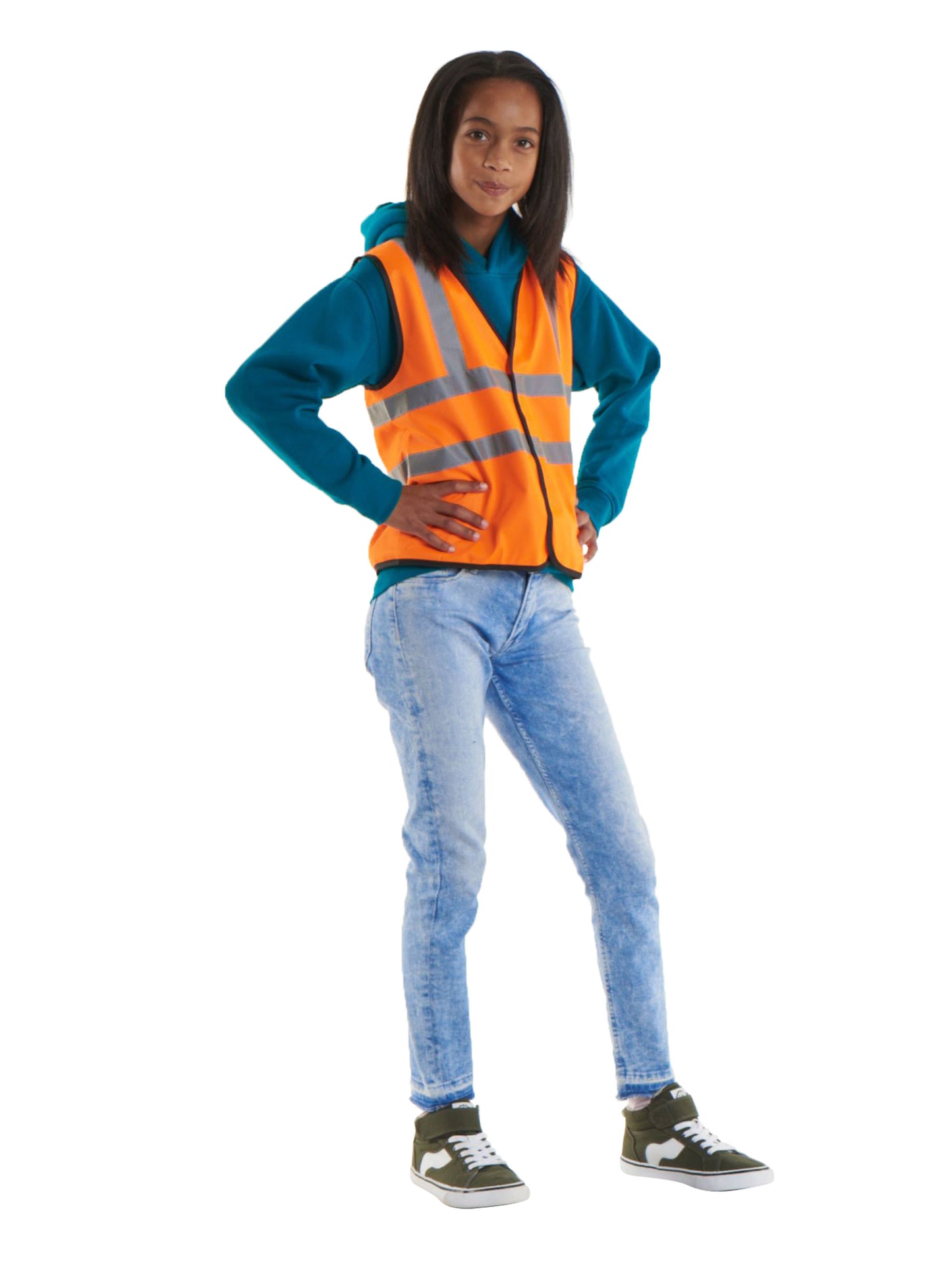 Uneek - Childrens Hi Vis Waist Coat - UC806
