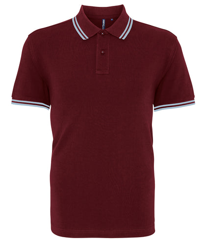 Asquith & Fox - Men's classic fit tipped polo - AQ011