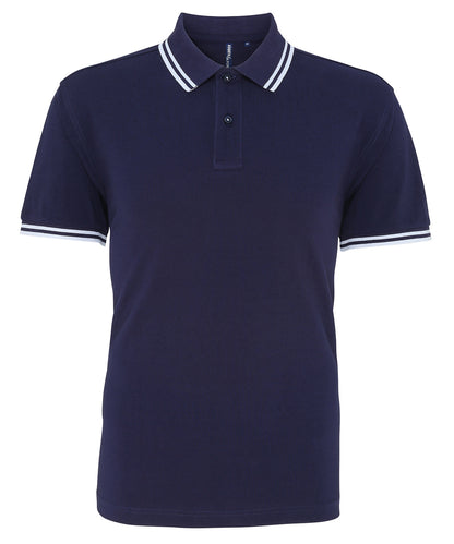 Asquith & Fox - Men's classic fit tipped polo - AQ011