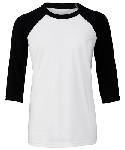Bella Canvas - Youth ¾ sleeve baseball tee - BE218