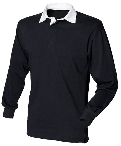 Front Row - Long sleeve plain rugby shirt - FR100