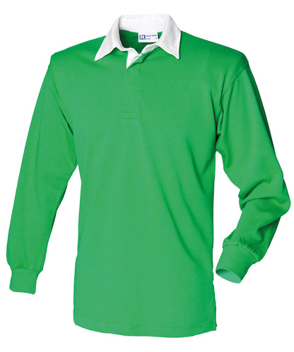 Front Row - Long sleeve plain rugby shirt - FR100