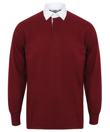 Front Row - Long sleeve plain rugby shirt - FR100