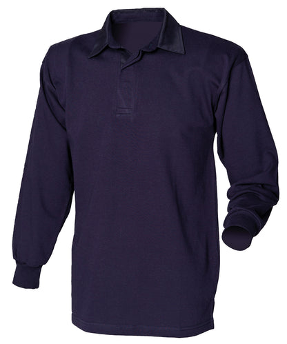 Front Row - Long sleeve plain rugby shirt - FR100