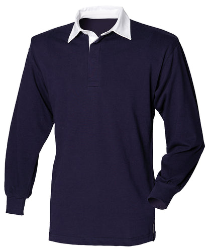 Front Row - Long sleeve plain rugby shirt - FR100