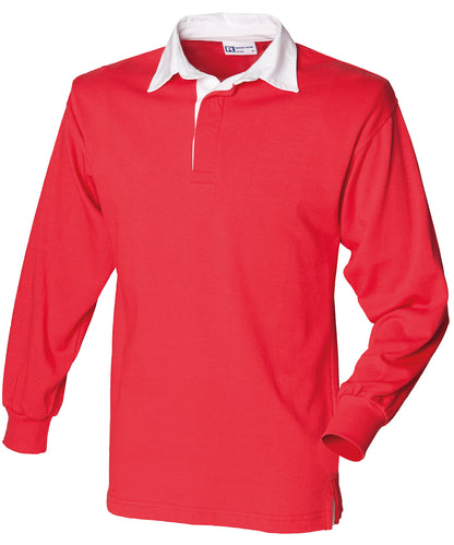Front Row - Long sleeve plain rugby shirt - FR100