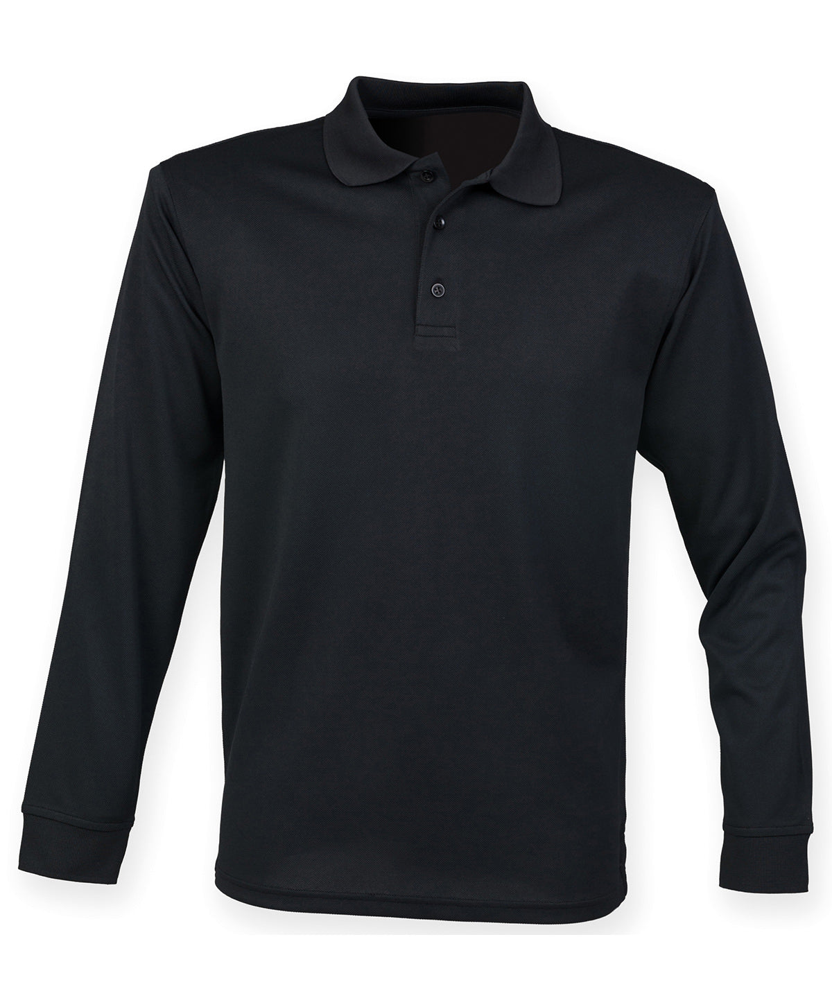 Henbury - Long sleeve Coolplus® polo shirt - HB478