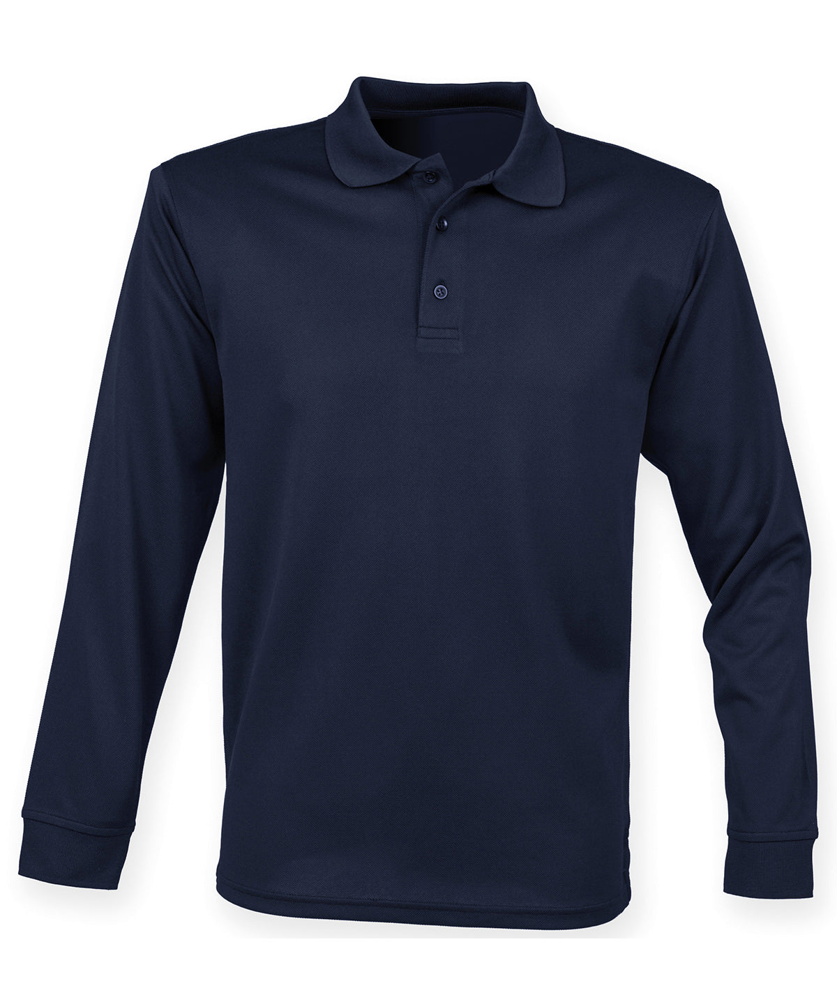 Henbury - Long sleeve Coolplus® polo shirt - HB478