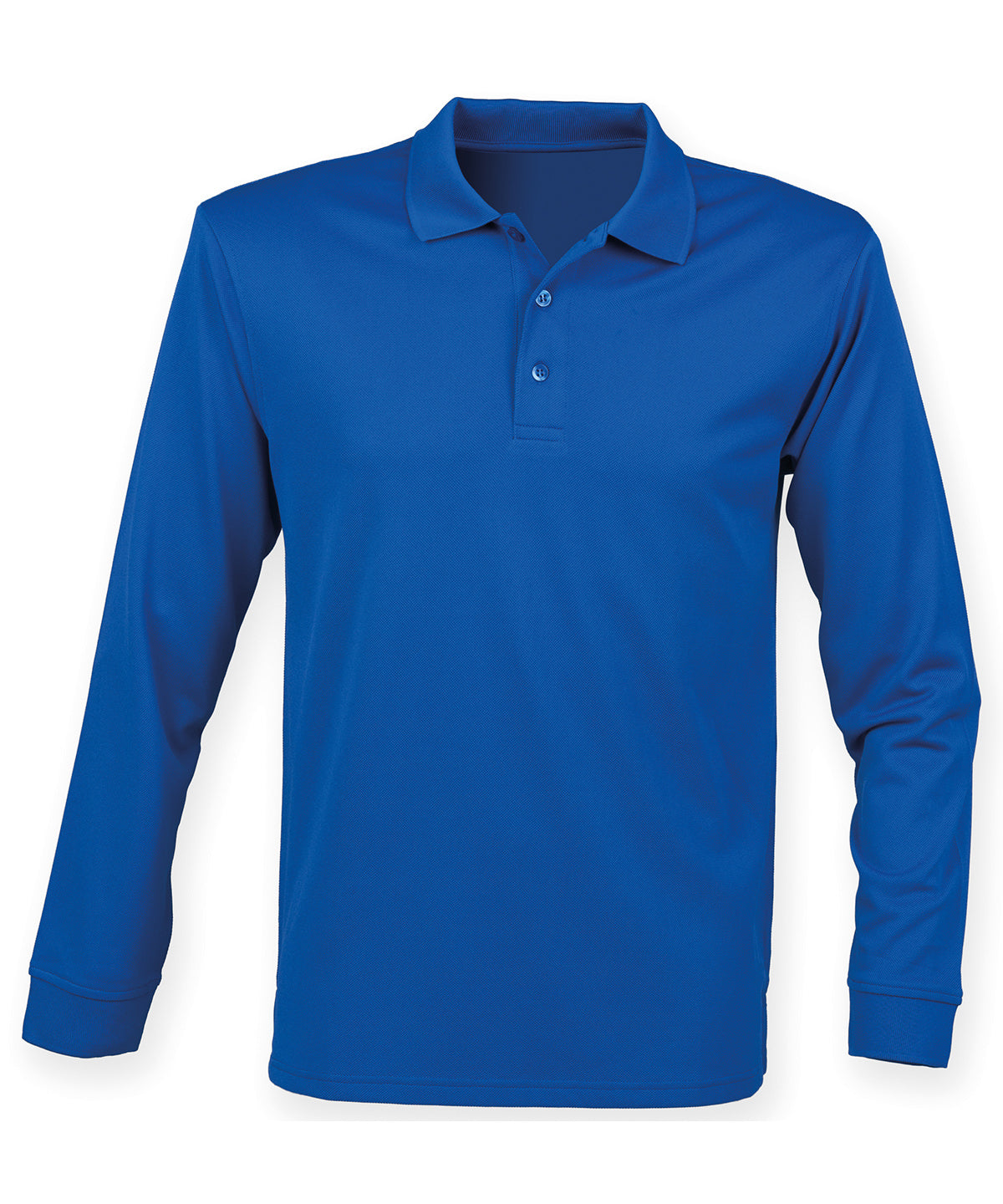 Henbury - Long sleeve Coolplus® polo shirt - HB478