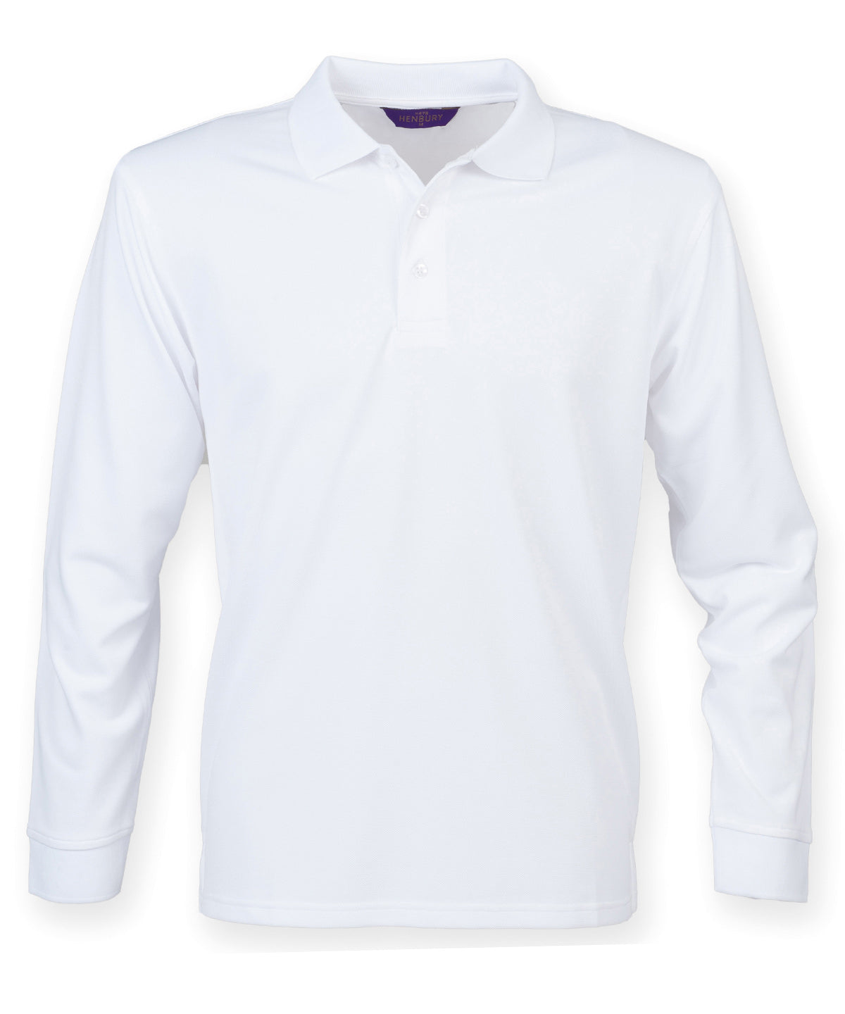 Henbury - Long sleeve Coolplus® polo shirt - HB478