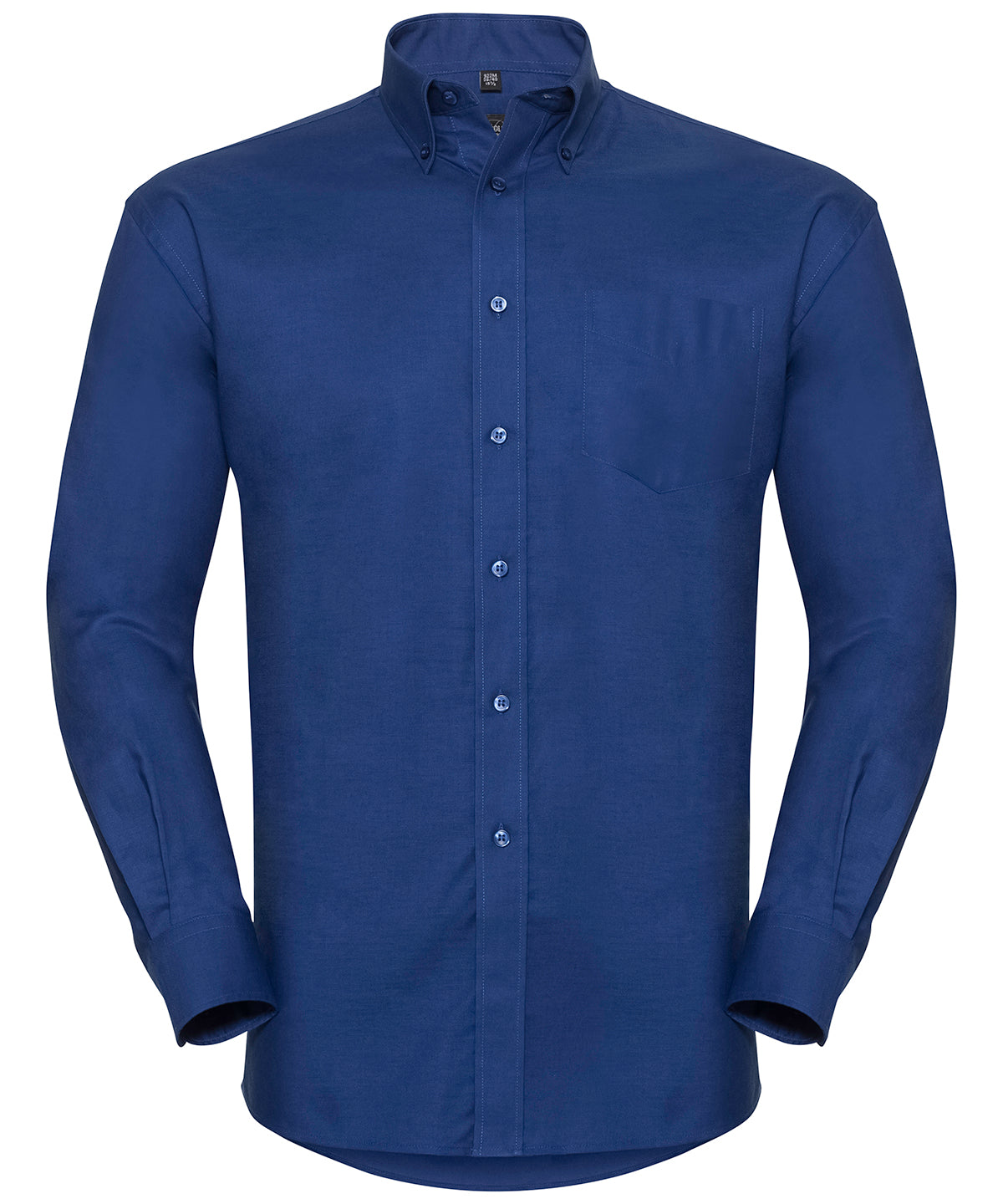 Russell Collection - Long sleeve easycare Oxford shirt - J932M