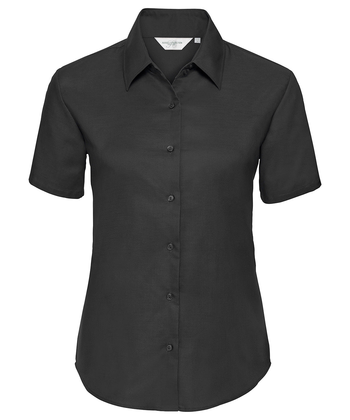 Russell Collection - Women's short sleeve Oxford shirt - J933F