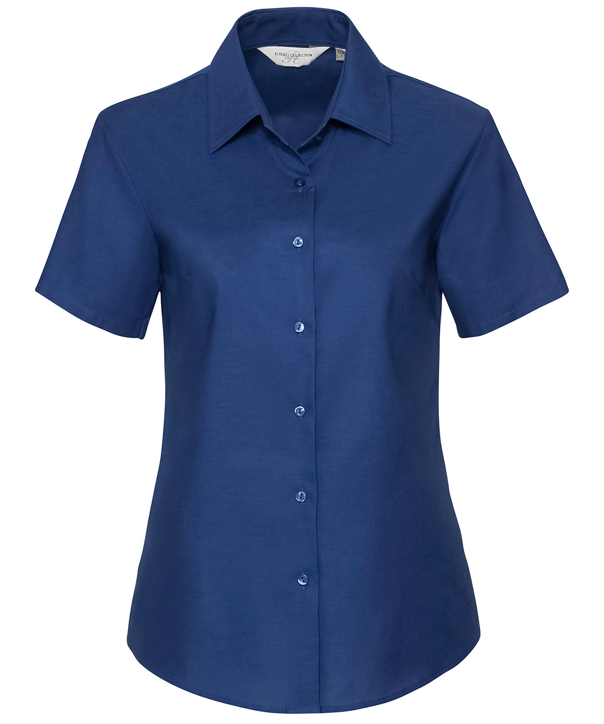 Russell Collection - Women's short sleeve Oxford shirt - J933F